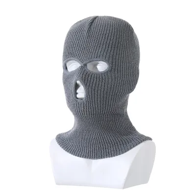 Unisex Outdoor Solid Color Knitted Beanie Acrylic