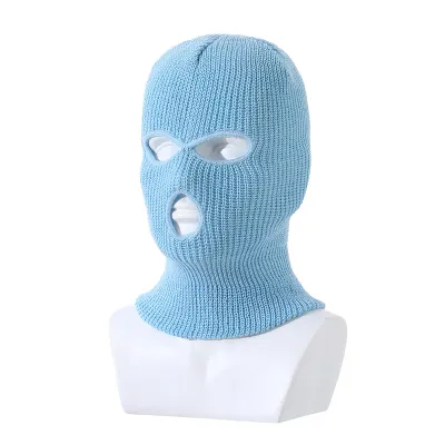 Unisex Outdoor Solid Color Knitted Beanie Acrylic