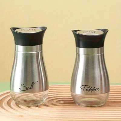 Modern Simplicity Glass Seasoning Bottle for Kitchen Storage Solid Seasoning Home Kitchen