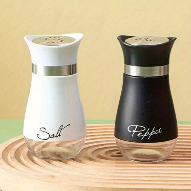 Modern Simplicity Glass Seasoning Bottle for Kitchen Storage Solid Seasoning Home Kitchen
