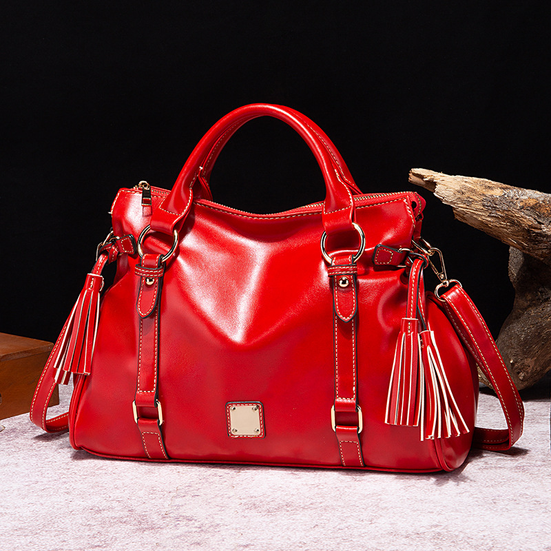 Wholesale Women Fashion Solid Color Large Capacity Zipper