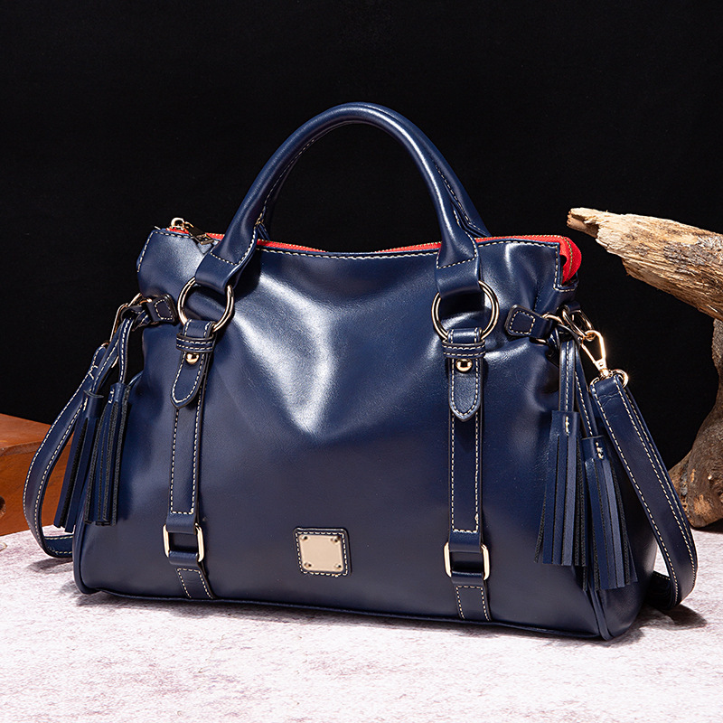 Wholesale Women Fashion Solid Color Large Capacity Zipper