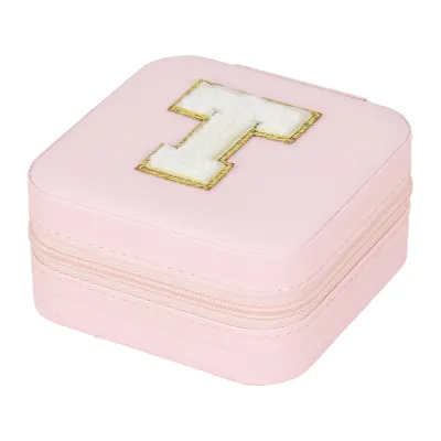 Creative Letter Alphabet Portable Jewelry Storage Box Packaging - Composite Material 10x10x5cm