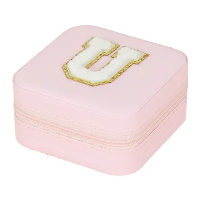 Creative Letter Alphabet Portable Jewelry Storage Box Packaging - Composite Material 10x10x5cm