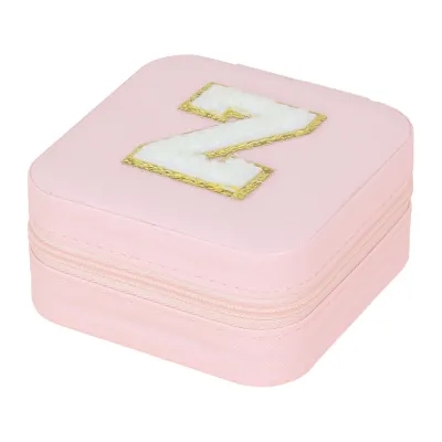 Creative Letter Alphabet Portable Jewelry Storage Box Packaging - Composite Material 10x10x5cm