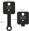 10*4CM Fold Card (Black)