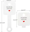 10*4CM Fold Card (White)