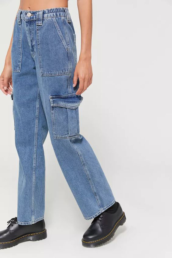 【SATIIIZ】Debuts Summer Cargo Denim Pants SATIIIZ】Debuts Summer Cargo Denim Pants (SATiiiZ/カーゴ