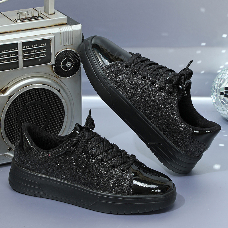 Wholesale Fashion Casual Women Low-Top Lace-Up Flat Thick