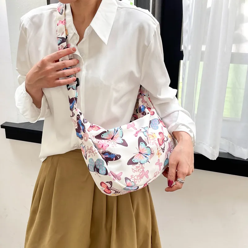 Fashionable And Simple Printed Women's Shoulder/Crossbody Bag With