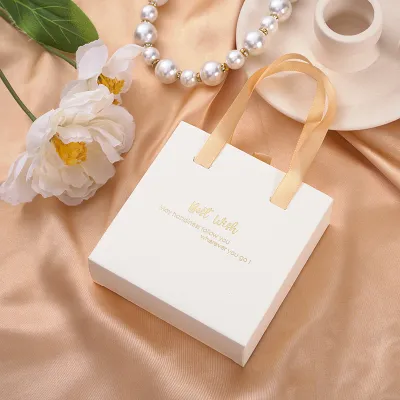 Women Simple Portable Drawer Jewelry Packaging Storage Box Paper Cardboard