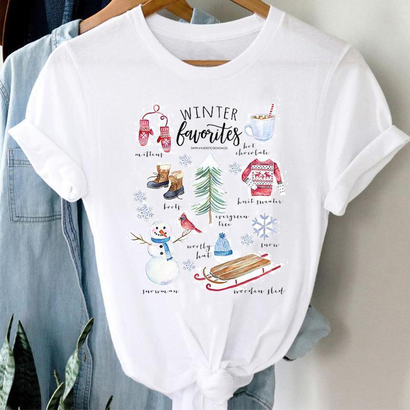 Wholesale Women Fashion Cartoon Christmas Tree Santa Claus