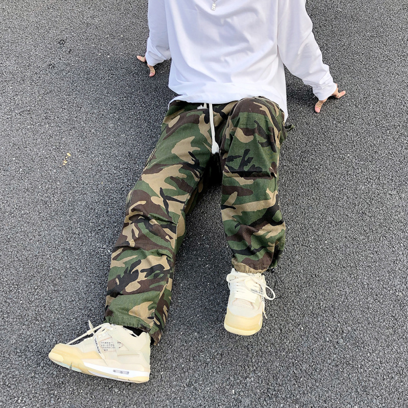 【未使用】DESEAT CAMOUFLAGE PATTERN TROUSERS Camouflage Workwear Pants: Japanese Streetwear Style - Shop