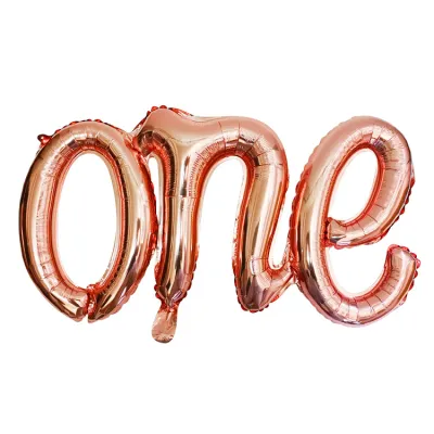 Children Birthday Baby Shower Party Decoration Boy Girl Letters Aluminum Foil Balloon