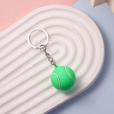 Fashion Women Cartoon Creative Simulation Football Basketball Keychain Pendant