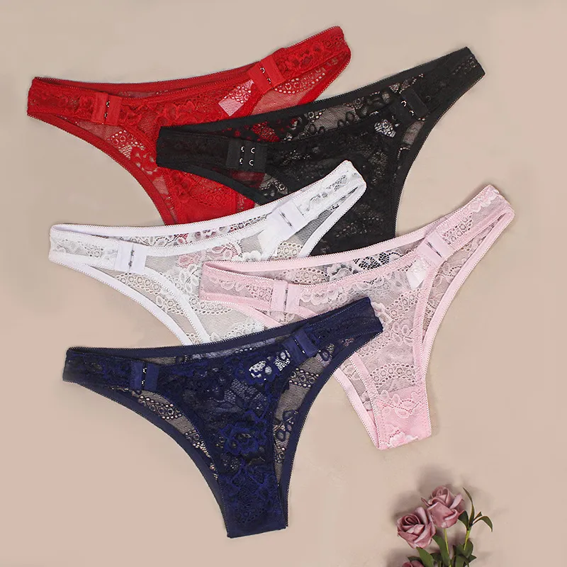 Wholesale Women Fashion Sexy Lace Hollow Panties