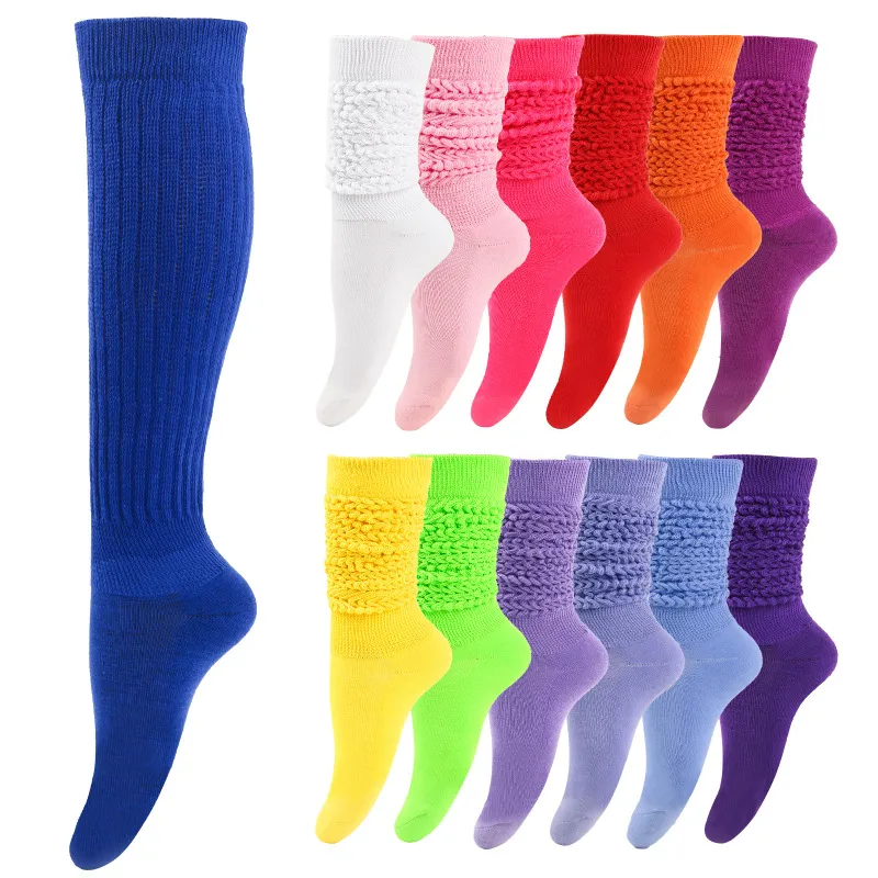 Women Simple Thickened Long Stacked Socks