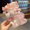 5# Korean Pink Bow 9-Piece Set (Bag)