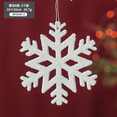 Creative Crafts Home Decoration Christmas Tree Snowflake Angel Wings Elk Pendant