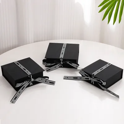Fashion Flip Jewelry Packaging Gift Box Paper Cardboard