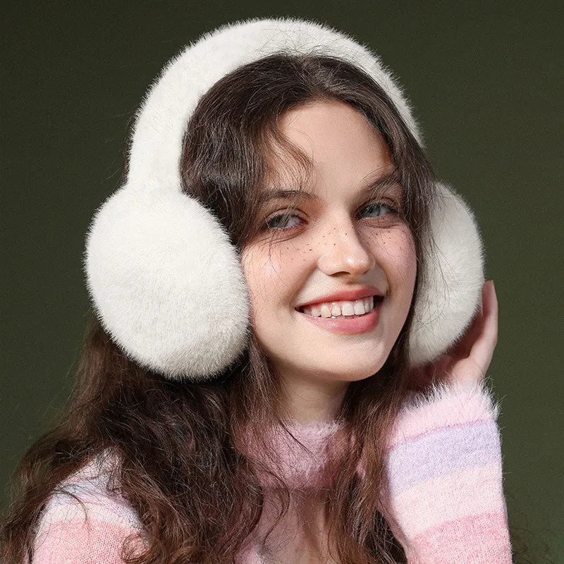 Women's Cute Plush Anti-Freeze Foldable Earmuffs