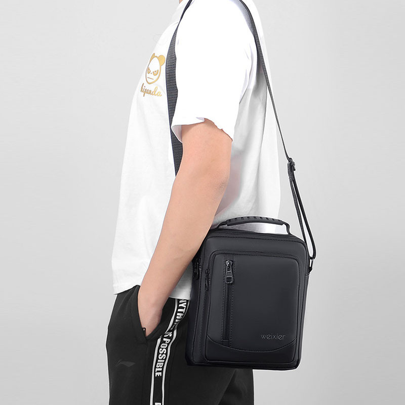 チルタリス 10枚 1-2 Wholesale Men Casual Basic Commuter Zipper PU Crossbody Bag