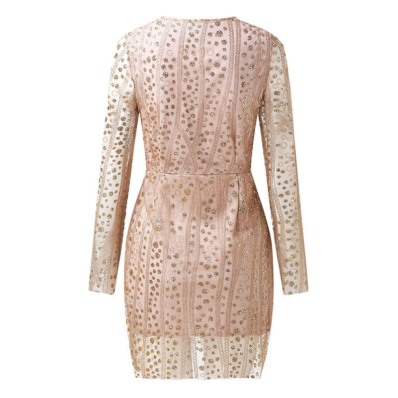 Wholesale Women Fashion Sexy Snake Women Sequin Long Sleeve