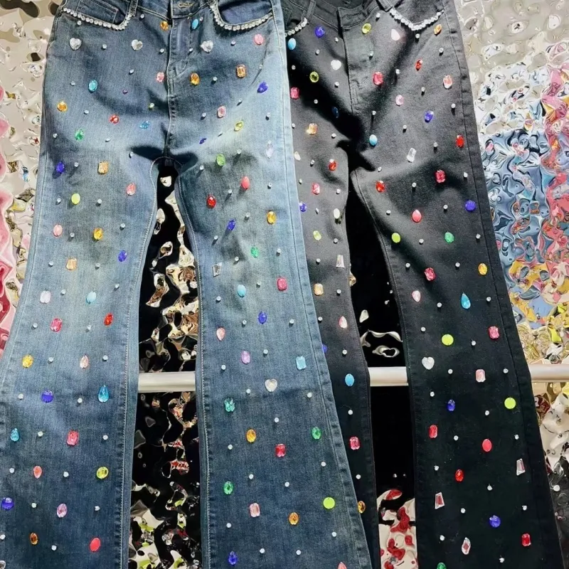 Women's Jeans Multi Colored Jeans Wholesale Women Fashion
