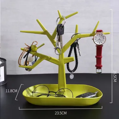 Creative Deer Antlers Tree Jewelry Stand Earrings Necklace Display Stand Art Wind