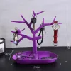 Purple Tree Bird Display Stand]