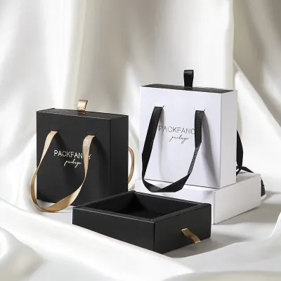Simple Solid Color Jewelry Earrings Jewelry Packaging Box