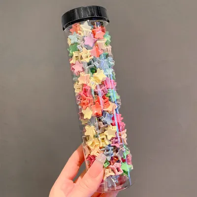 Kids Girls Sweet Candy Color Flower Crown Star Rabbit Hairpin Paw Clip