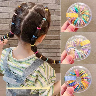 Kids Girls Cute Sweet Candy Color Hair Rings