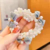 Grey Bow Tie Hair Ring
