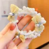Yellow Bow Tie Hair Ring