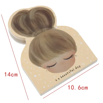 50pcs Cartoon Hair Clip Cardboard Jewelry Packaging Card, Paper Display Card for Diy Hair Accessories, Cute Girl Gift Packaging