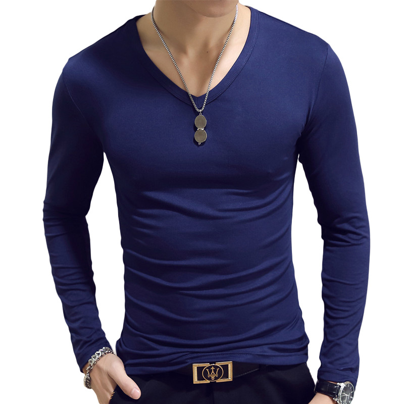 Wholesale Men Casual Sports Basic Solid Color Long Sleeve