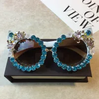 Womens Oversized Rhinestone Cat Eye Diamond Frame Glasses Designer Brand  Shades With Diamond Accents T2201114 From Mengyang08, $7.69