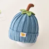 Blue-Pumpkin Wool Hat