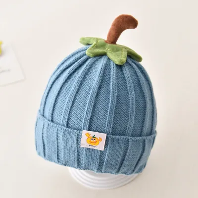 Kids Boys Girls Fashion Casual Cute Versatile Knitwear Dome Cap