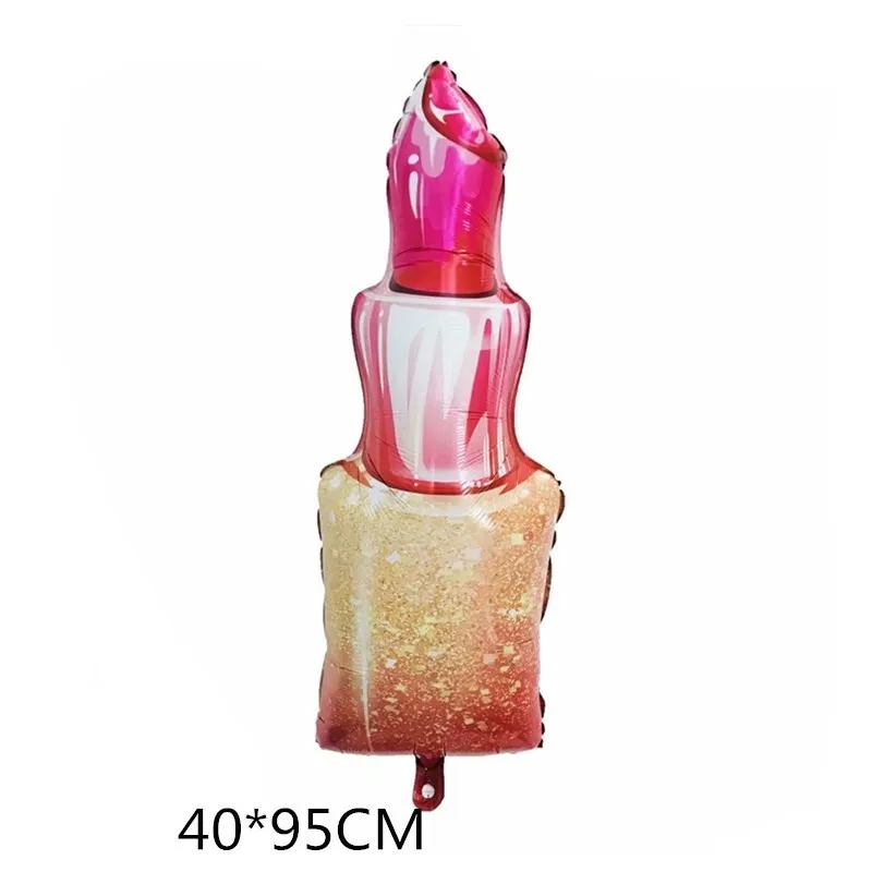 Fashion Valentine Day Party Decoration Cartoon Lipstick Aluminum Film Balloon