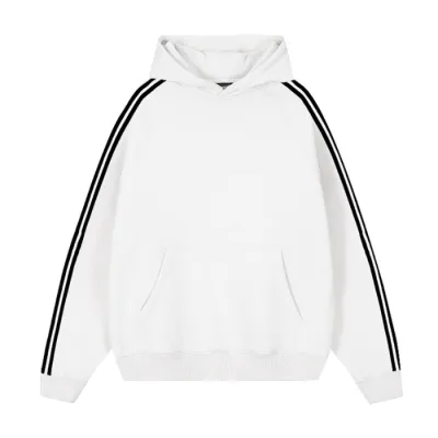 Unisex Casual Loose Long-Sleeved Stripe Hoodies Custom