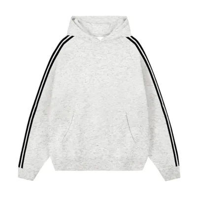 Unisex Casual Loose Long-Sleeved Stripe Hoodies Custom