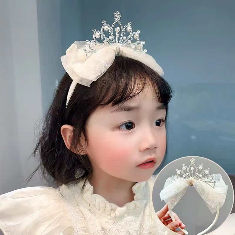 関送込 Crown Rhinestone Hairband Amazon.com: Baby Girl Rhinestone Crown Headbands Toddler