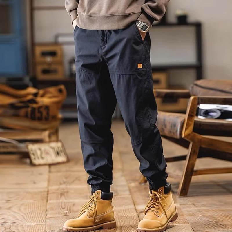 Wholesale Men Fashion Casual Basic Versatile Solid Color