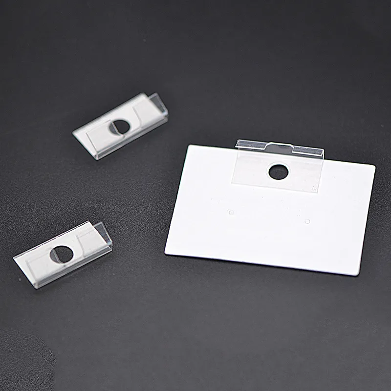 Plastic Self-Adhesive PVC Hook Earrings Card For Jewelry Packaging Display
