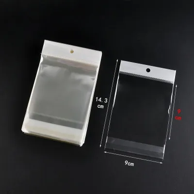 Fashion Transparent OPP Jewelry Card Packaging Bag