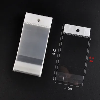 Fashion Transparent OPP Jewelry Card Packaging Bag