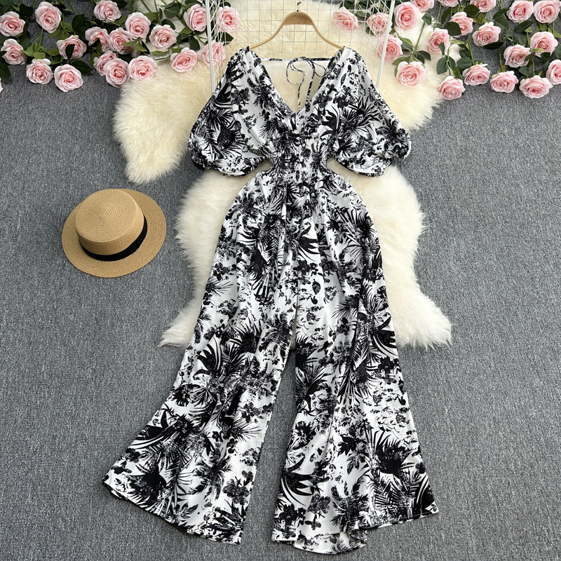 【COLOR iN ID】Clone Glossy Padded Jumper Poppy Tencel Denim Jumpsuit – The Vintage Leopard