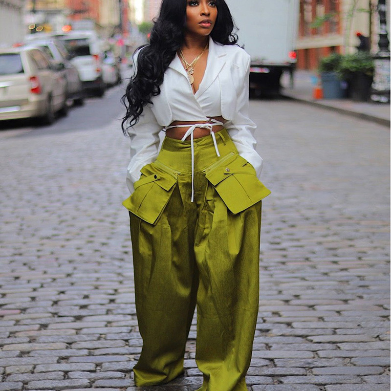 パンツ DONDUP Woman Pants Green DP700OS0105DXXX 633 Women's regular fit pants | Dondup